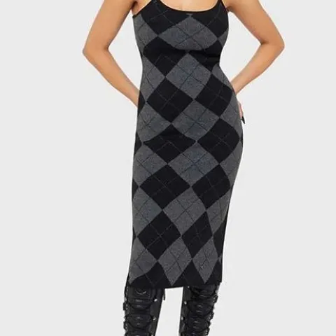 FIVE BRAND NEW KILLSTAR TWILIGHT ARGYLE MIDI DRESS SIZE MAY VARY