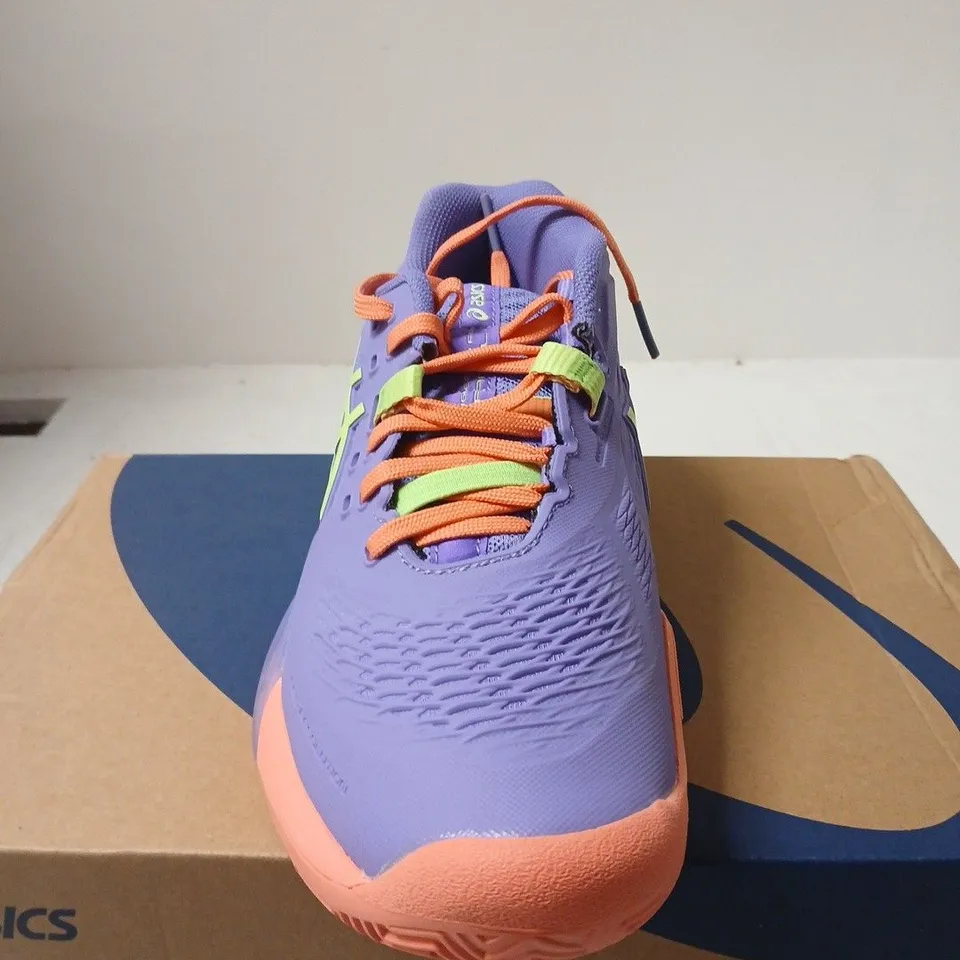 ASICS GEL-RESOLUTION X PADEL WOMEN'S SHOES – AMETHYST & ILLUMINATE GREEN UK 5.5