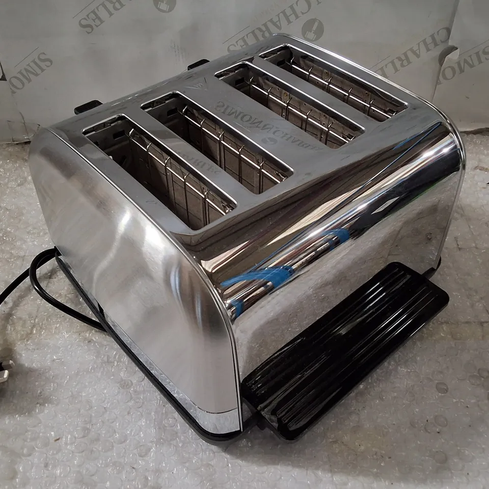 MORPHY RICHARDS 403VENTURE BRUSHED 4 SLICE TOASTER