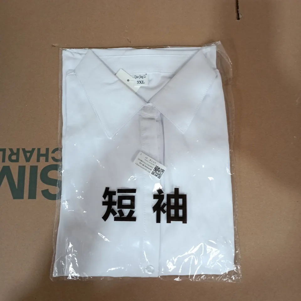 QIAO JING LI WHITE DRESS SHIRT – 3XL
