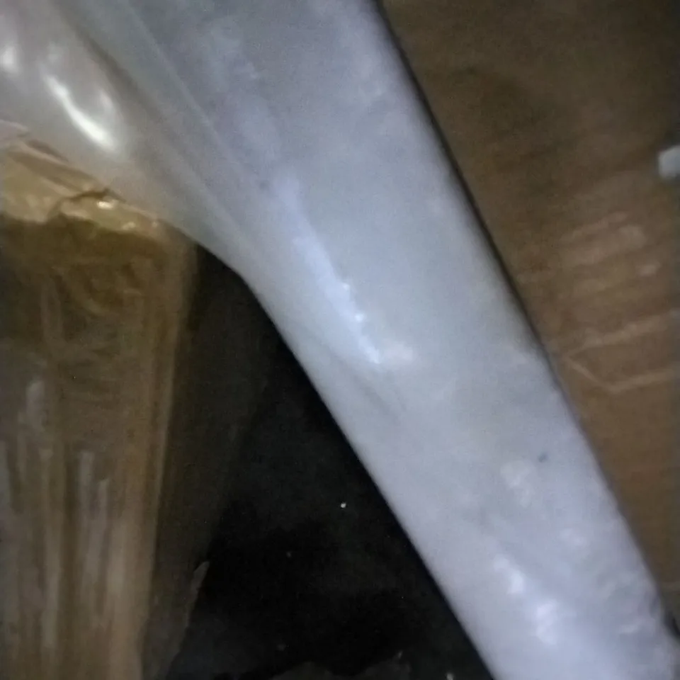 WRAPPEDDESIGNER WHITE FABRIC DOUBLE HEADBOARD 