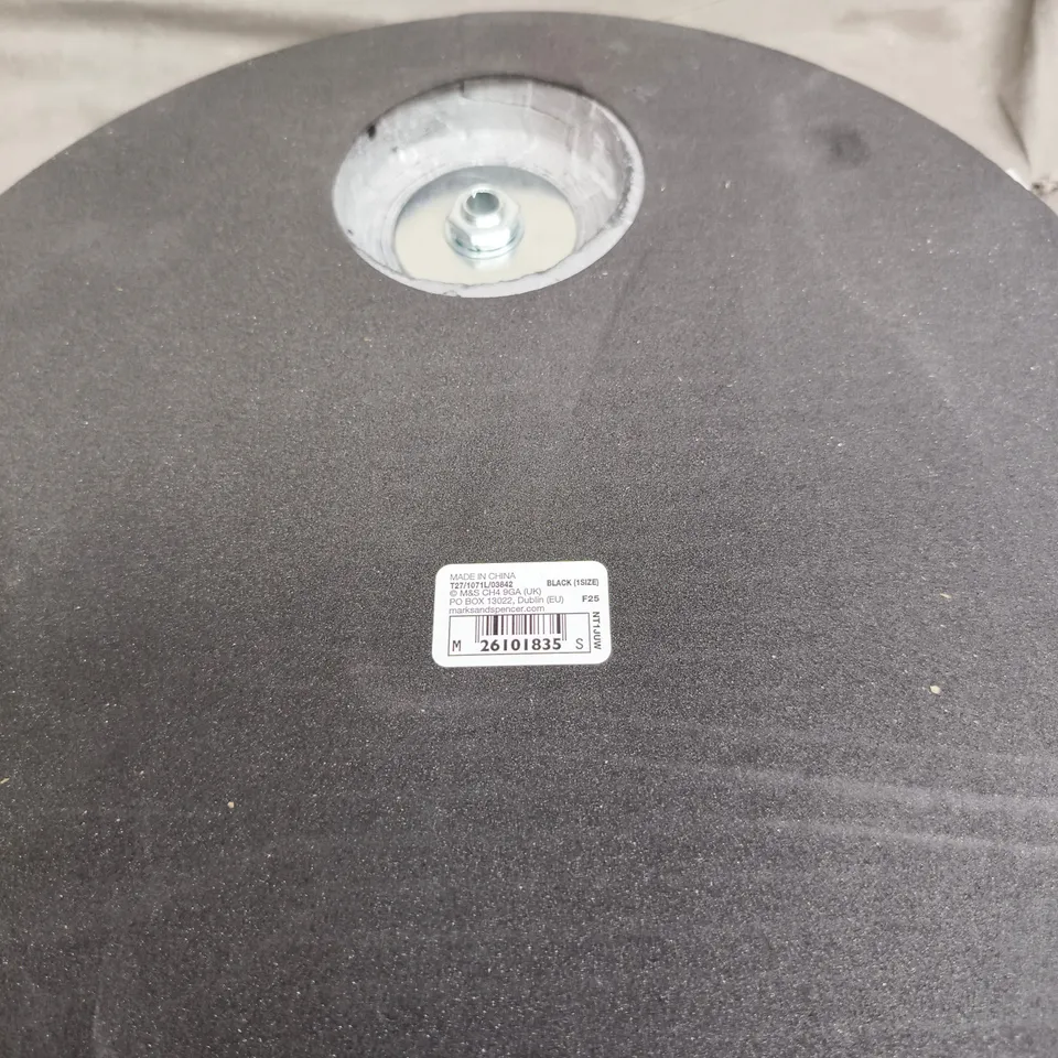 M&S MARBLE BASE BLACK FOR FLOOR LAMP
