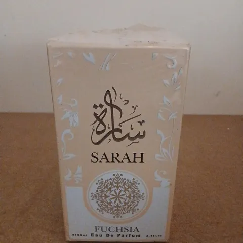 BOXED AND SEALED SARAH FUCHSIA EAU DE PARFUM 100ML