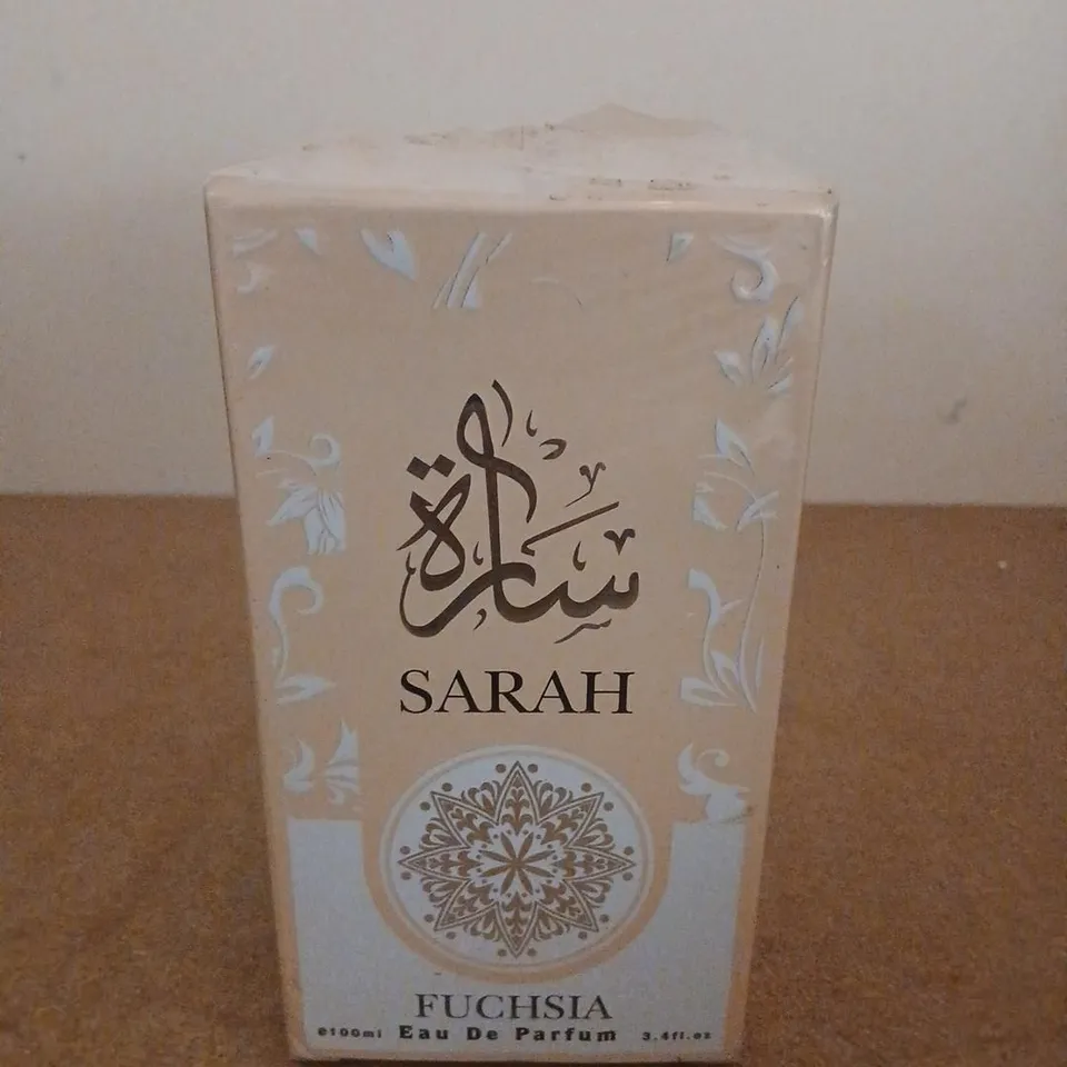 BOXED AND SEALED SARAH FUCHSIA EAU DE PARFUM 100ML