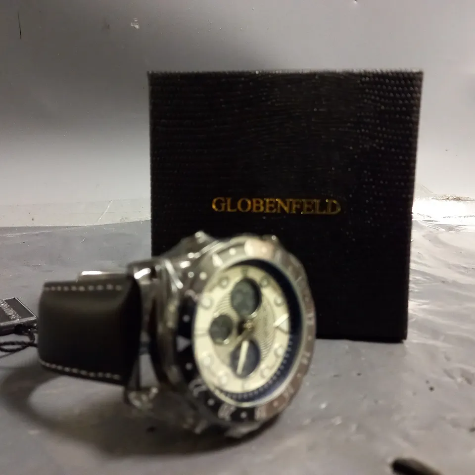 GLOBENFELD MIRAGE WHITE DIAL WATCH