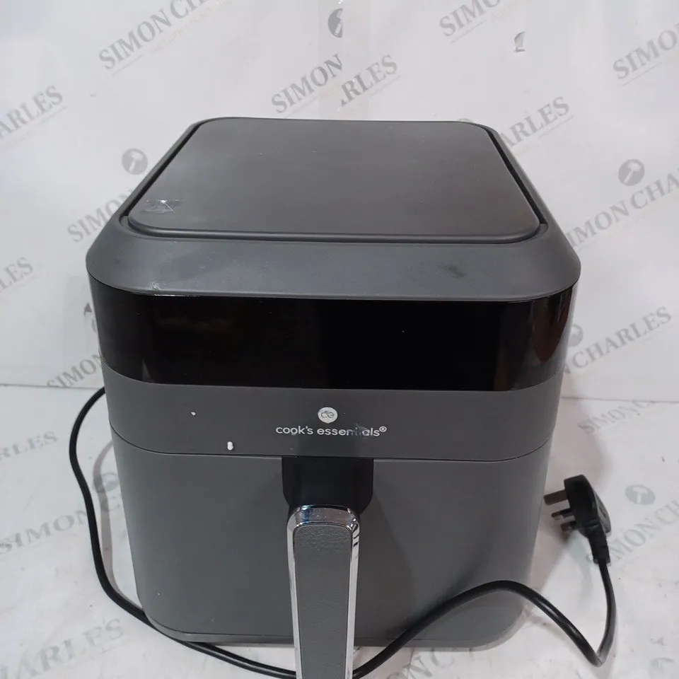 COOK'S ESSENTIALS 5.8L AIR FRYER IN SLATE GREY