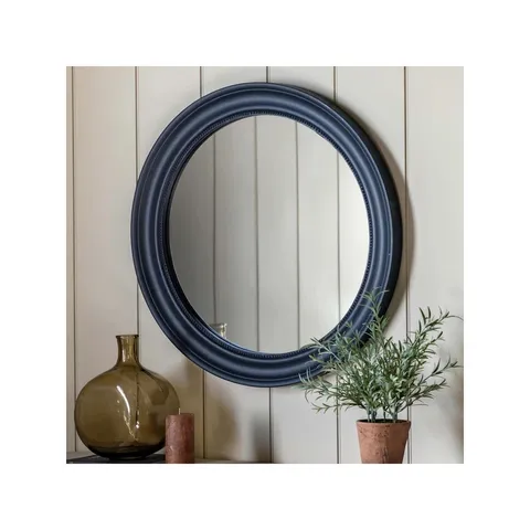 BOXED DEVENS ROUND MIRROR 