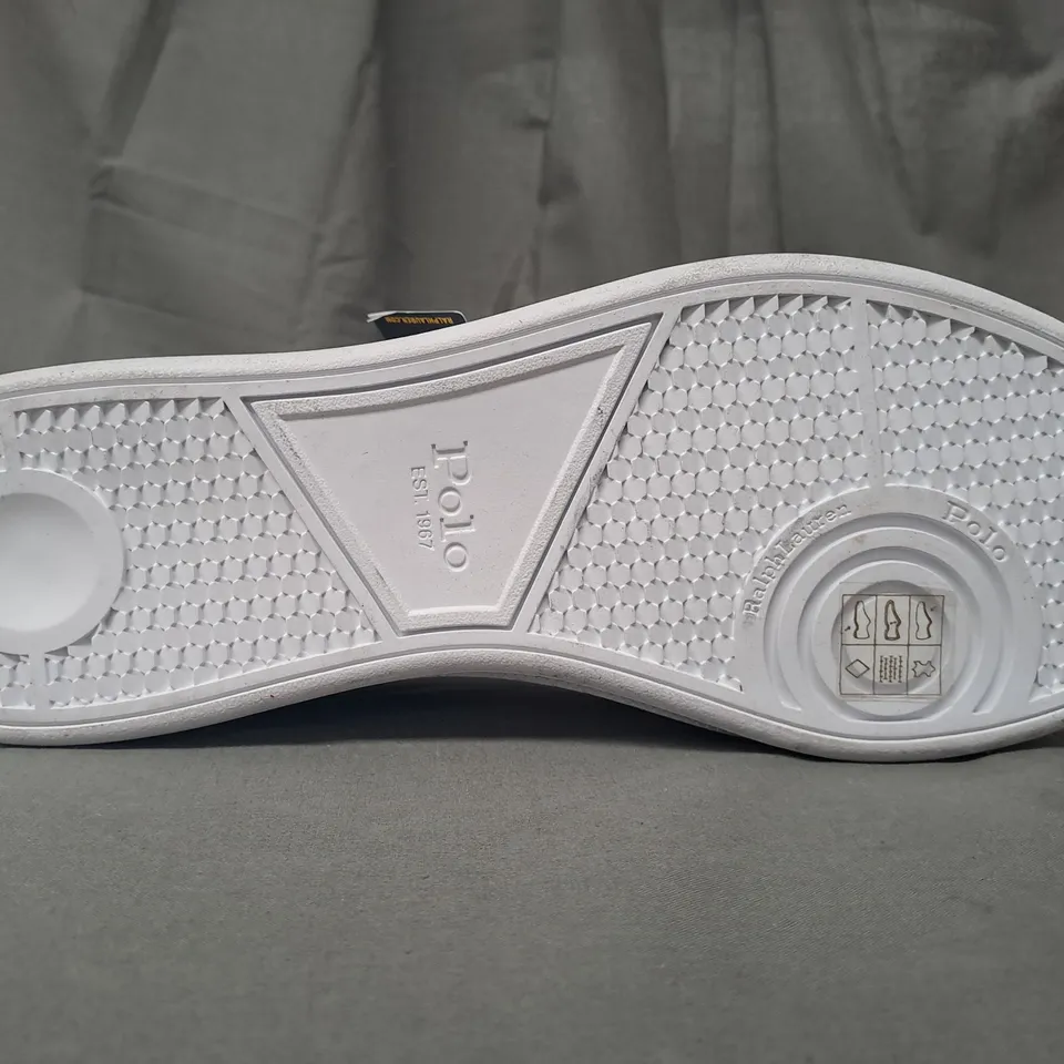 PAIR OF POLO RALPH LAUREN SHOES IN WHITE UK SIZE 10