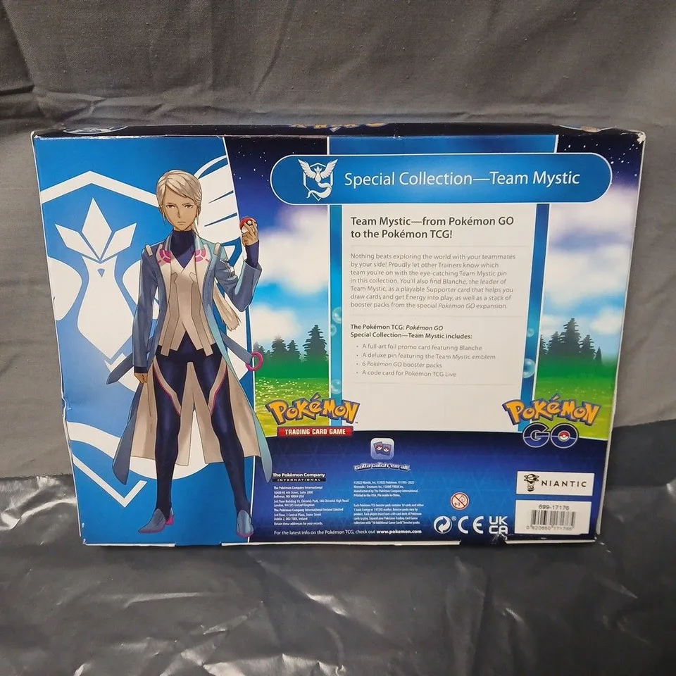 POKÉMON GO SPECIAL COLLECTION TEAM MYSTIC – TRADING CARD GAME BOXED SET (PROMO CARD + 6 BOOSTER PACKS)