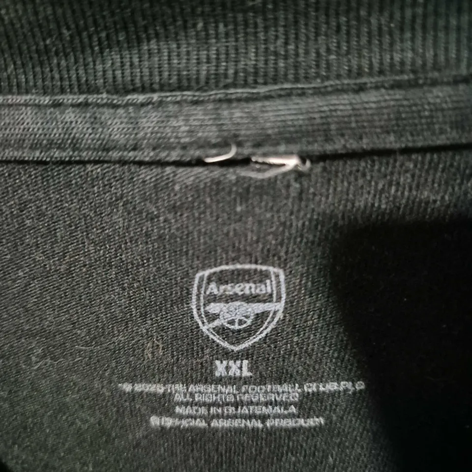 ARSENAL FC T-SHIRT – BLACK, XL