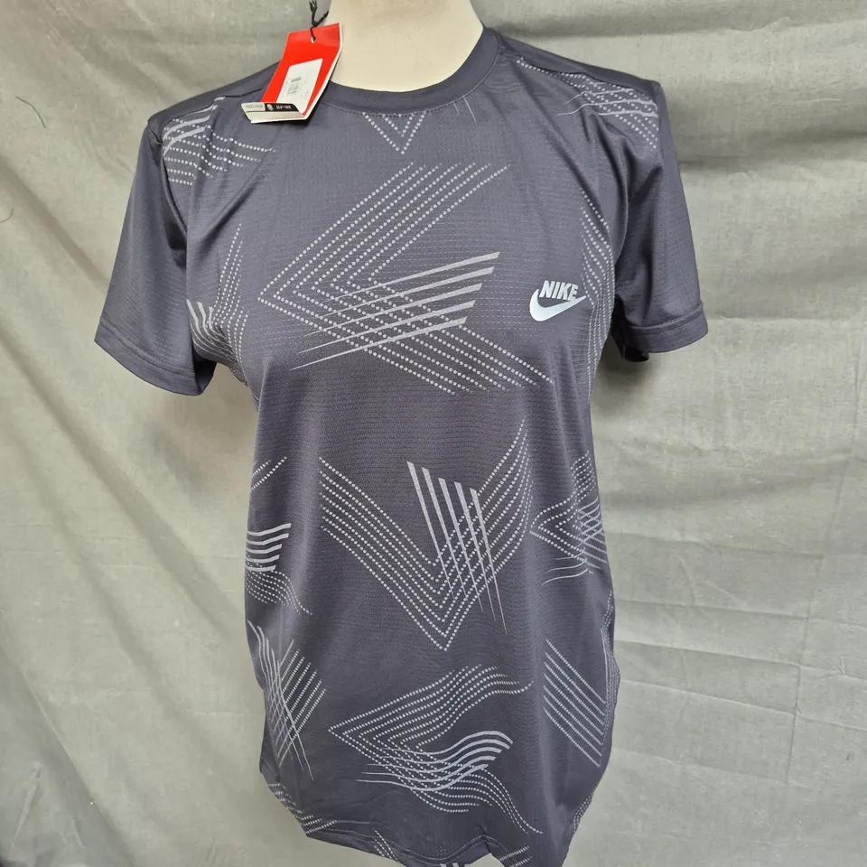 NIKE DRI-FIT TOP - ANTHRACITE - SIZE MEDIUM