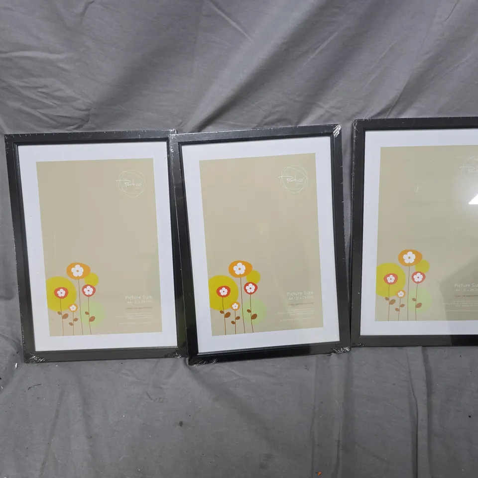 BLACK PHOTO FRAMES 3X