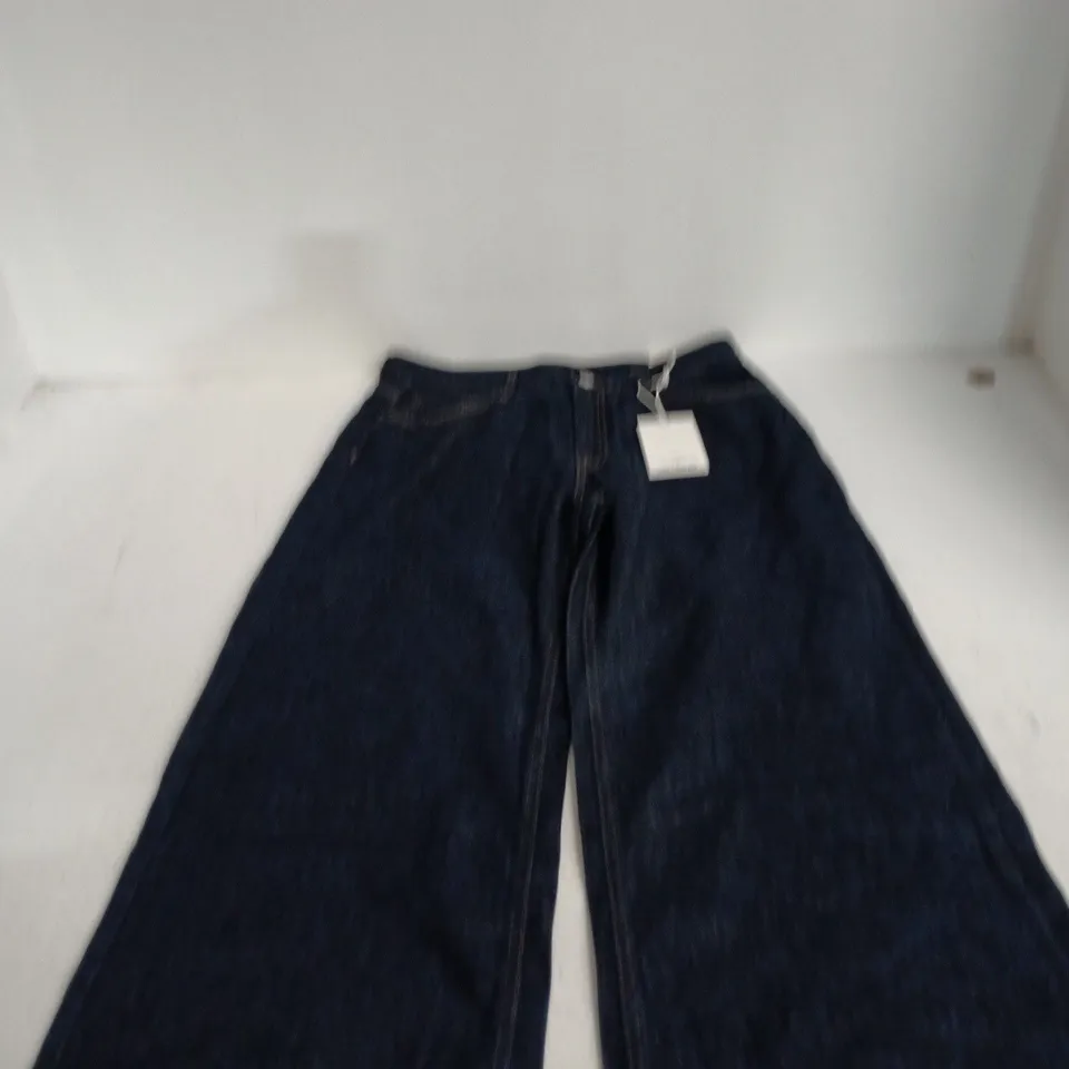 PULL&BEAR WOMEN'S PETITE JEANS – DARK DENIM, EU40 (UK12), US8