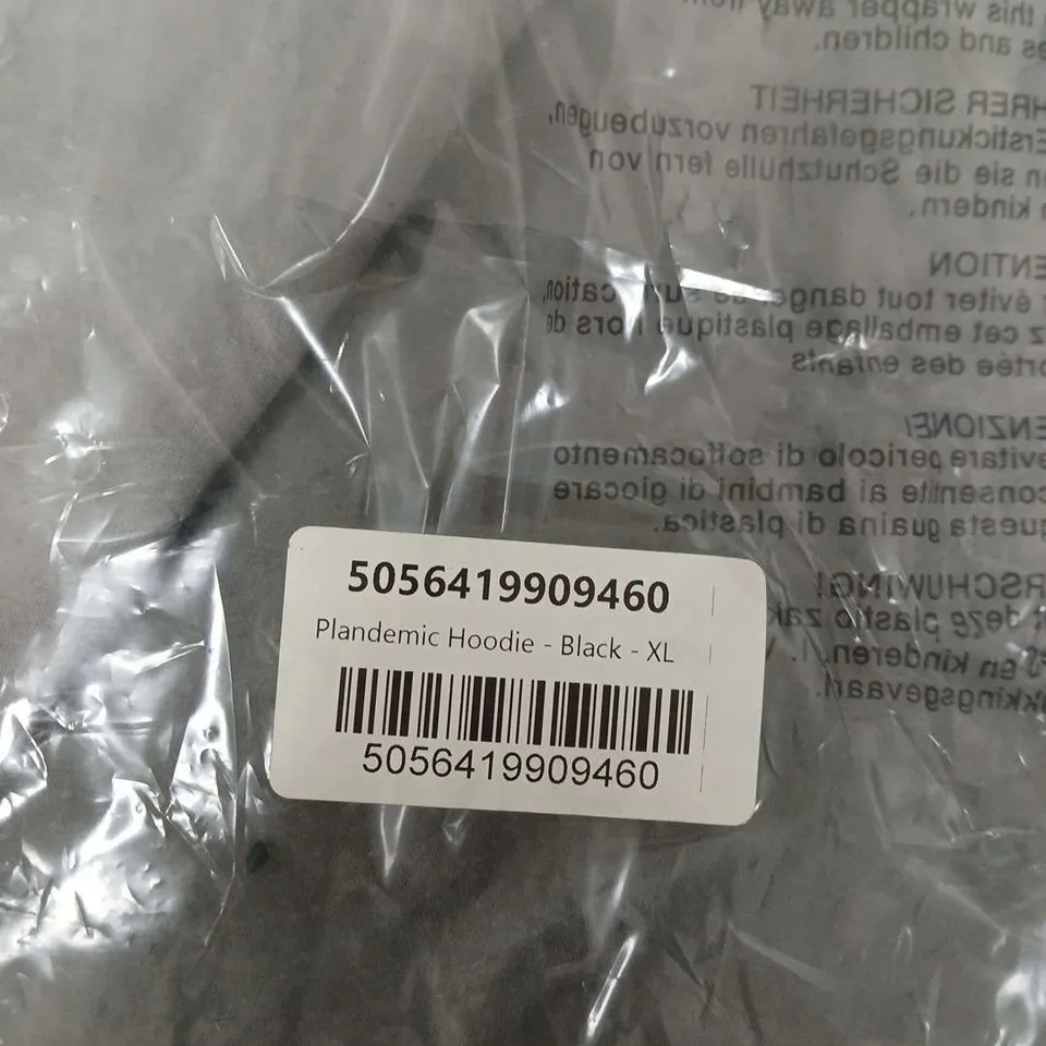 YOU DON'T WANT THIS LIFE PLANDEMIC HOODIE – BLACK, XL