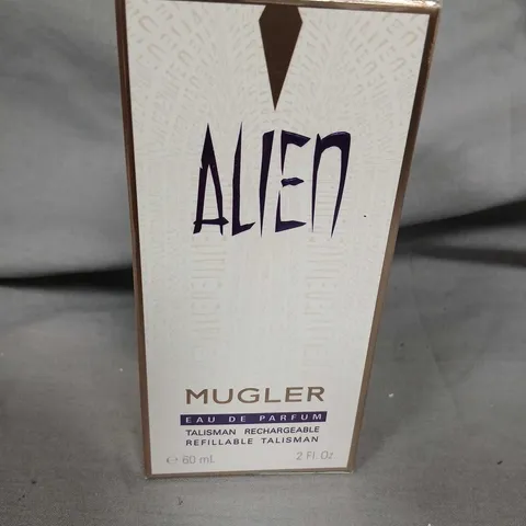 BOXED AND SEALED ALIEN MUGLER EAU DE PARFUM REFILLABLE TALISMAN 60ML