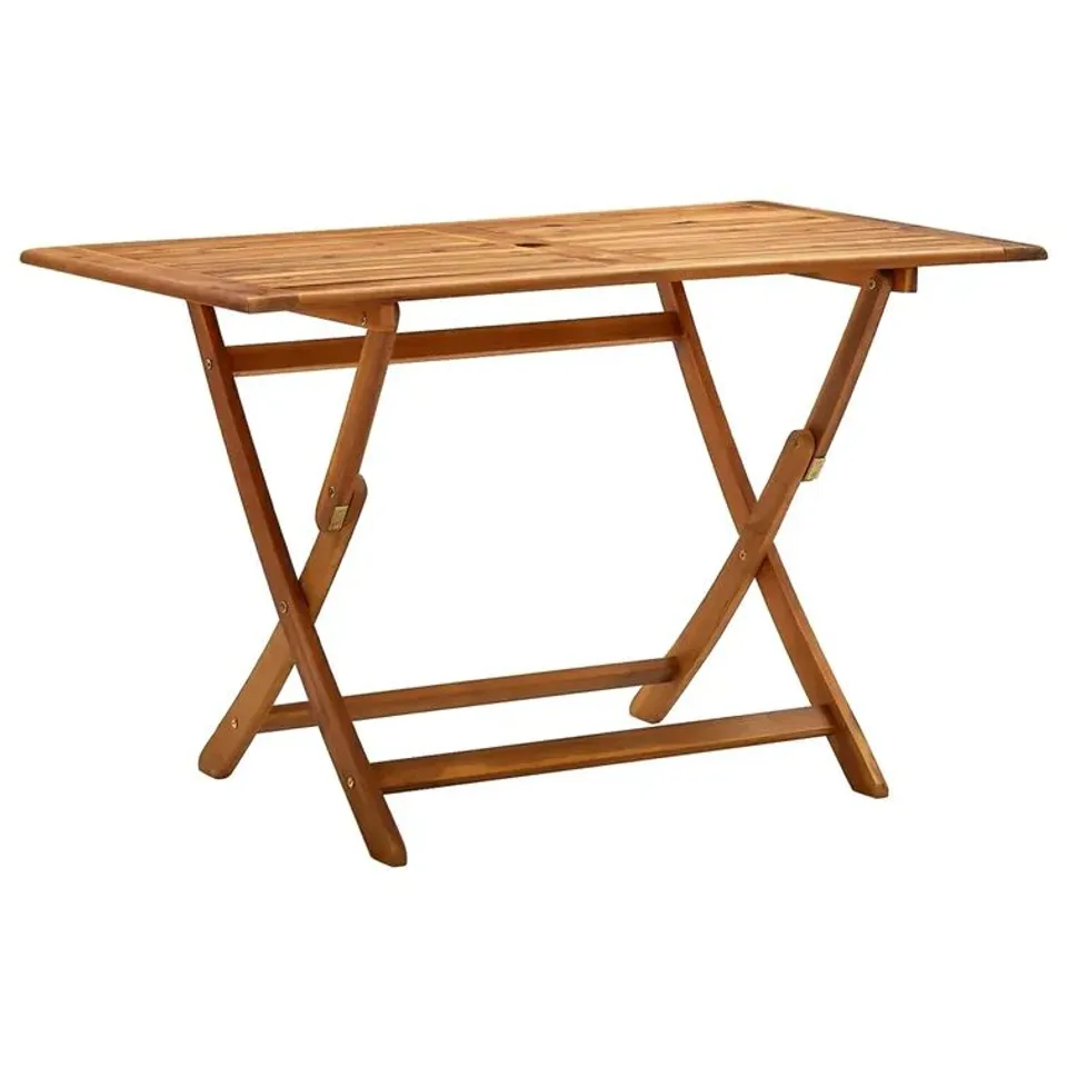 BOXED SANDOWN FOLDING WOODEN DINING TABLE (1 BOX)