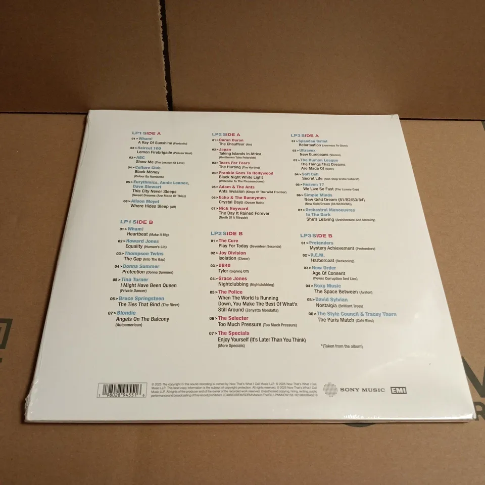 NOW THAT'S WHAT I CALL AN ERA: THE ALBUMS 1980–1984 – SEALED - VINYL SET 