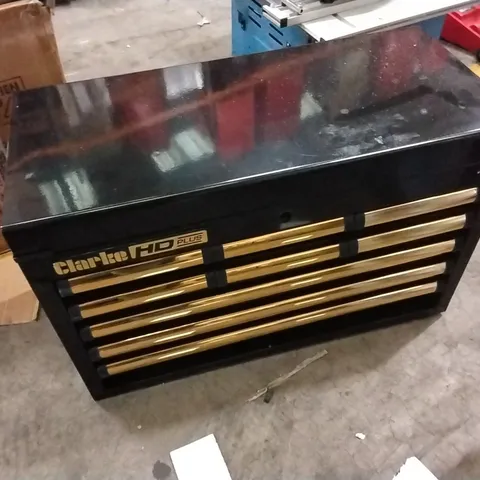 CLARKE CBB209BGC HD PLUS 9 DRAWER TOOL CHEST (BLACK & GOLD)