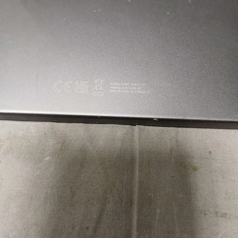 SAMSUNG TABLET – BLACK, CRACKED FRONT DISPLAY