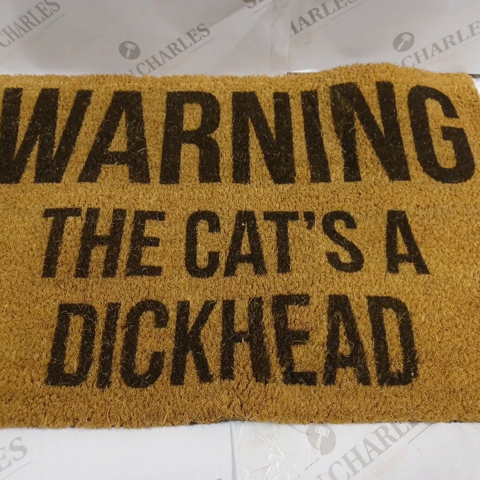 SLOGAN DOOR MAT - 60X40CM