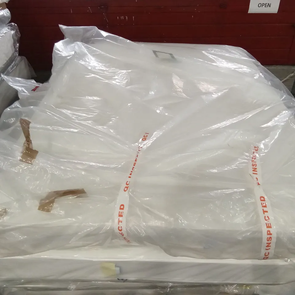 QUALITY BAGGED 7 LAYER MEMERY FOAM COMFORT HYBRID BONNELL SPRUNG MATTRESS 4FT6 