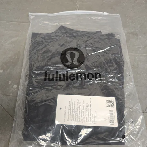 LULULEMON BLACK GYM JACKET SIZE 4 