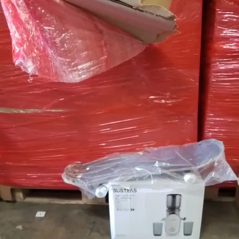 PALLET OF ASSORTED HOUSEHOLD GOODS AND PRODUCTS TO INCLUDE;JUICER,SKATEBOARD
