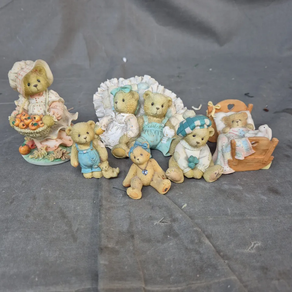 CHERISHED TEDDIES HANNAH AUTUMN THANKSGIVING FIGURINE GROUP