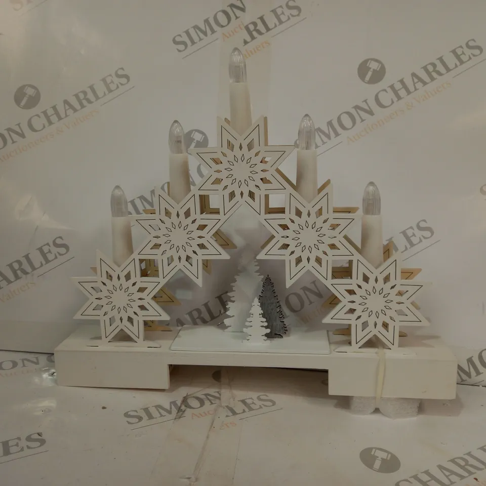 HOME REFLECTIONS STAR CANDLE BRIDGE WITH MUSIC