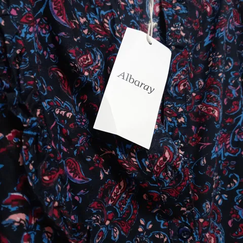 WOMANS ALBARAY PAISLEY FLOWER DRESS - SIZE UK 16
