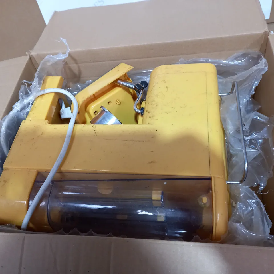 SWAN RETRO PUMP ESPRESSO COFFEE MACHINE - YELLOW