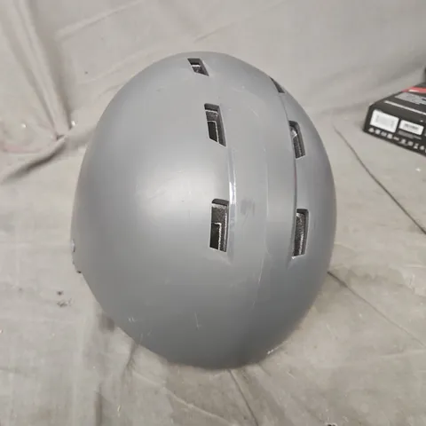 Wedze Ski Helmet with Integrated Goggles – Grey