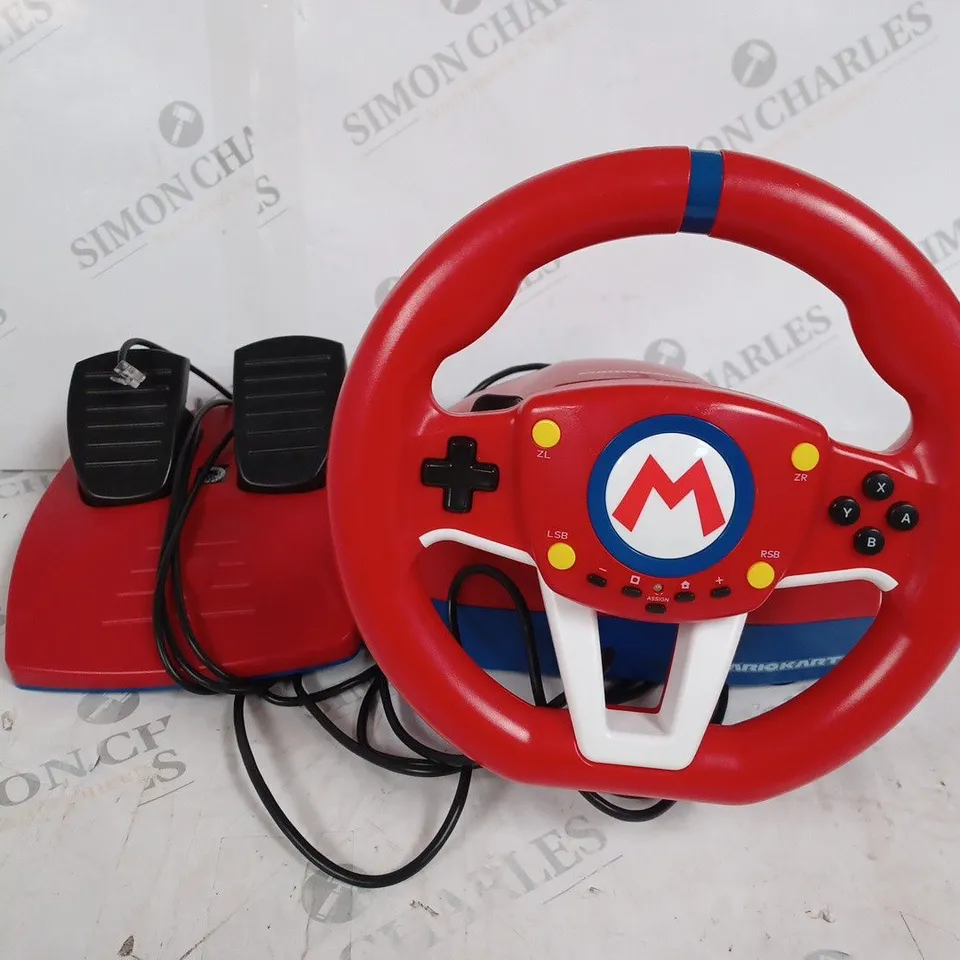 HORI MARIOKART STEERING WHEEL & PEDALS