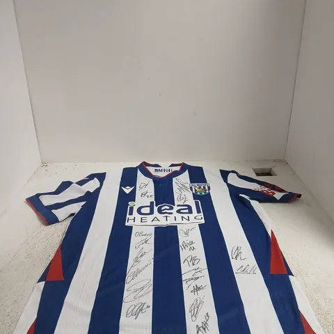 SIGNED WEST BROMWICH ALBION FOOTBALL CLUB HOME SHIRT