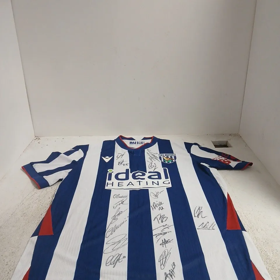 SIGNED WEST BROMWICH ALBION FOOTBALL CLUB HOME SHIRT