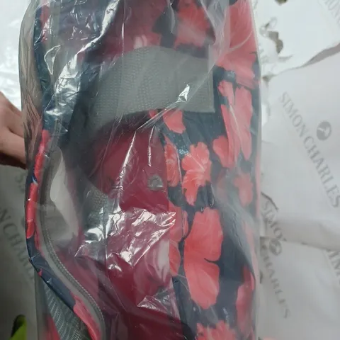 CALIFORNIA INNOVATIONS SET OF 4 FOLDABLE BAGS - FLORAL