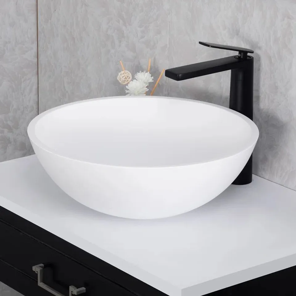 BRAND NEW BOXED TOPRISE REMUS 15.7'' CIRCULAR BATHROOM SINK