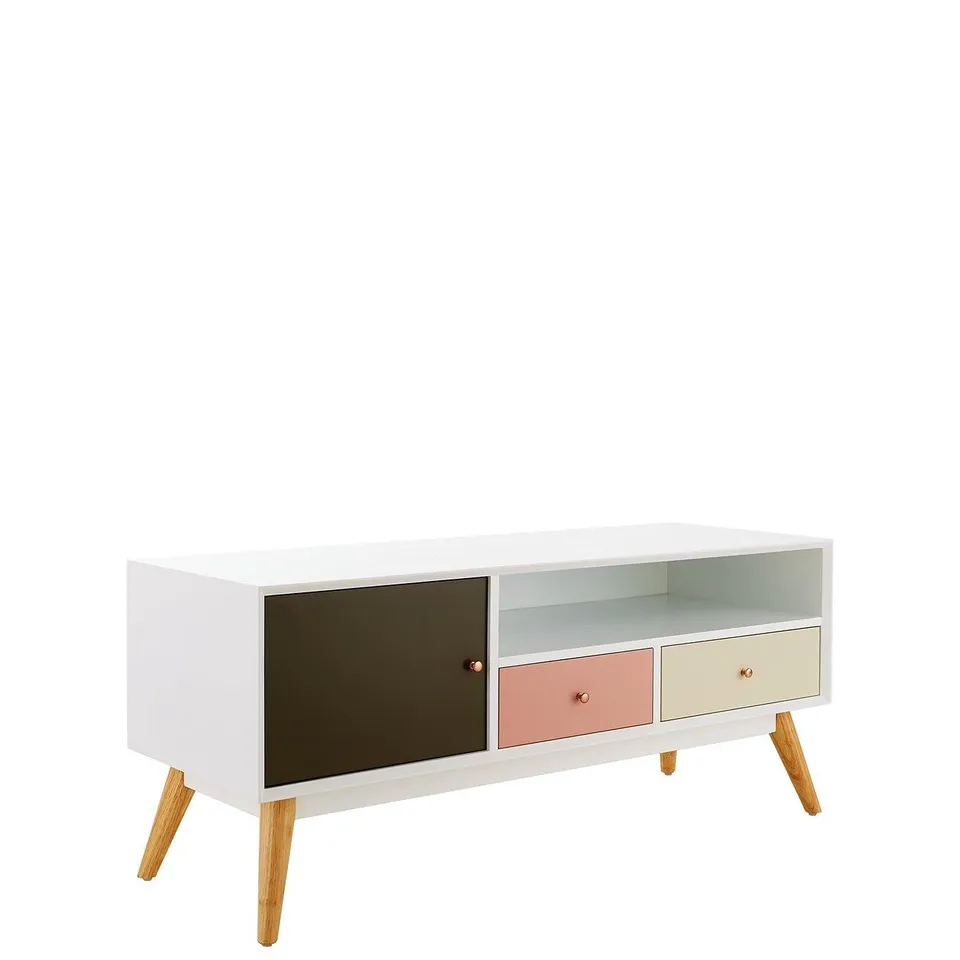 BOXED ORLA BLUSH TV UNIT (1 BOX) RRP £289.99