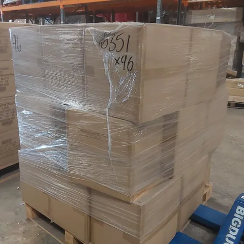 PALLET CONTAINING APPROXIMATELY 90 MARISSA CHROME TOUCH TABLE LAMP WHITE SHADE EURO PLUG