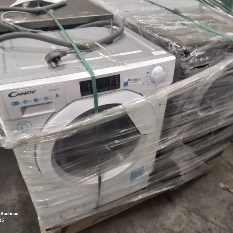 PALLET OF APPROXIMATELY 4 UNPROCESSED RAW RETURN WHITE GOODS TO INCLUDE;