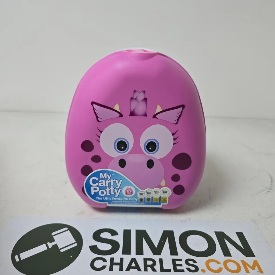 MY CARRY POTTY DRAGON PINK PORTABLE BABY POTTY