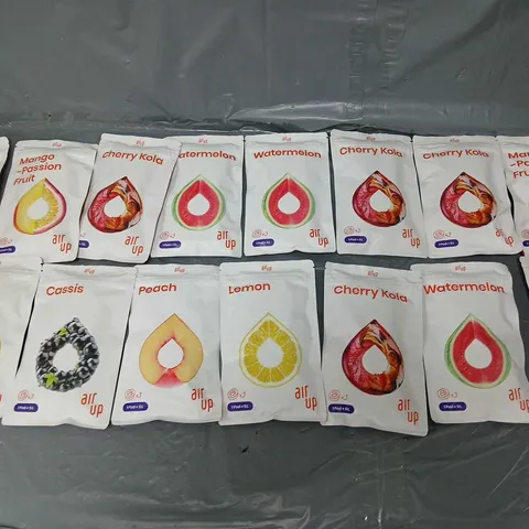 APPROXIMATELY 14 AIR UP PACKETS IN VARIOUS FLAVOURS