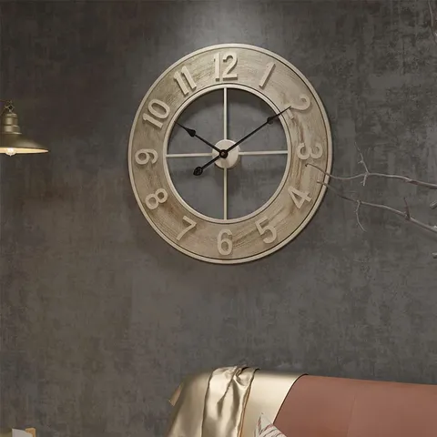 BOXED BLACKWELL 60CM SILENT WALL CLOCK