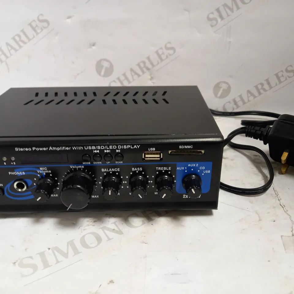 PYLE USA PTAU55 2X120W STEREO POWER AMPLIFIER RRP £124.99
