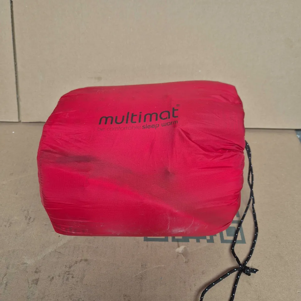 MULTIMAT SUPERLITE 38 SELF-INFLATING SLEEPING MAT – RED/BLACK