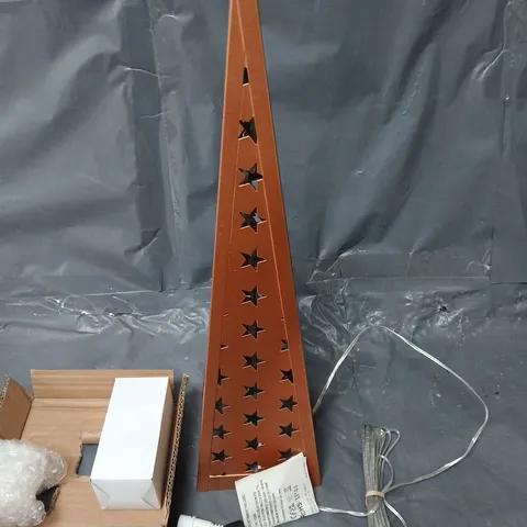 BOXED METAL CONE COPPER STAR LIGHT