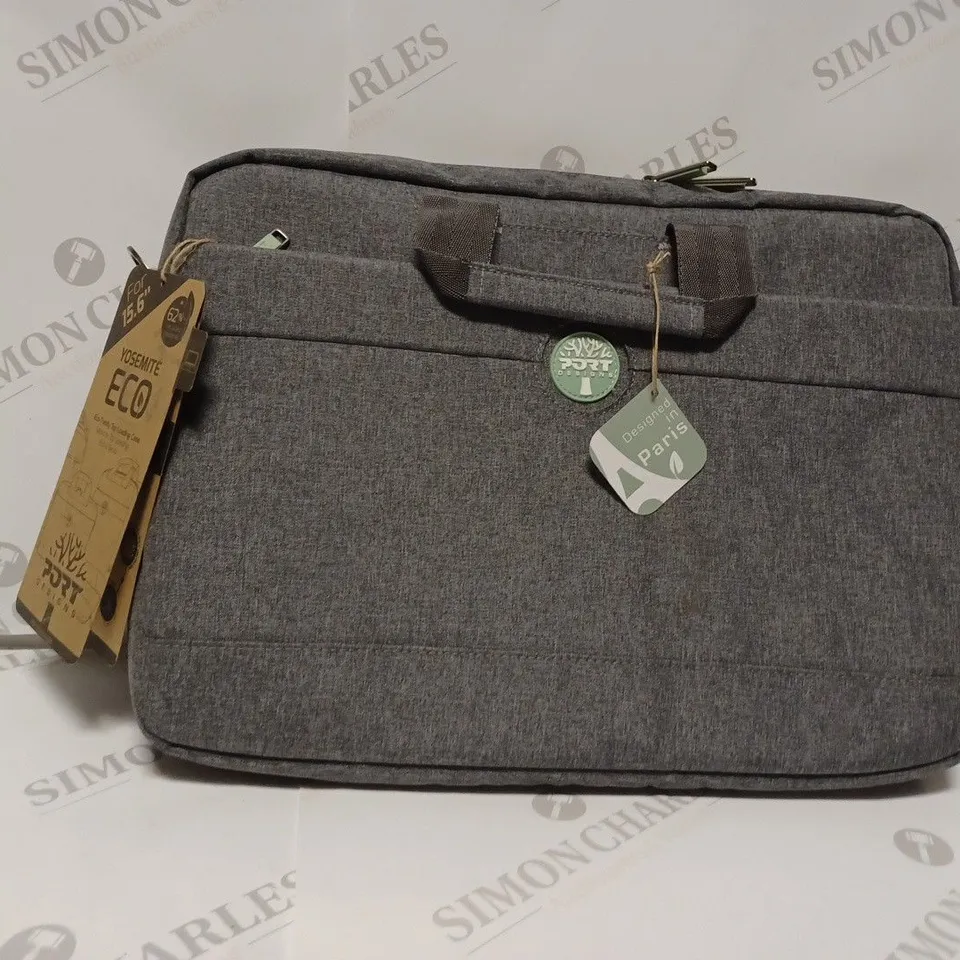 PORT DESIGNS YOSEMITE ECO 15.6 INCH LAPTOP BAG - GREY