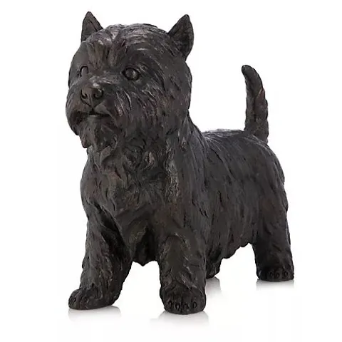 GARDEN REFLECTIONS WESTIE DOG SCULPTURE