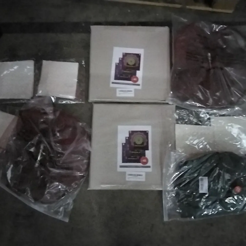 PALLET OF ASSORTED ITEMS INCLUDING STRESS BALLS, SWAN MASK, AIR FRYER LINING, WOMEN'S XL T-SHIRT, MANDALA COLOURING BOOK