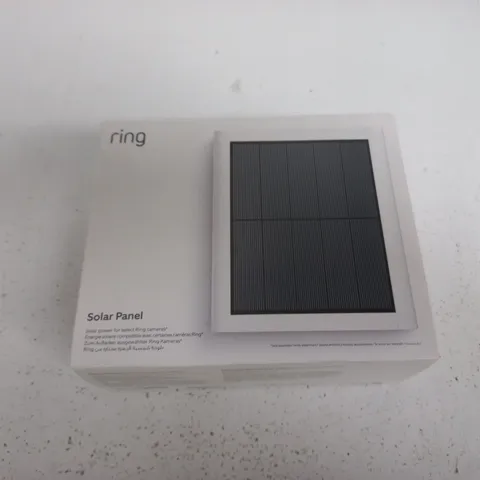 RING SOLAR PANEL FOR RING CAMERAS – BOXED